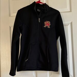 Women's Black Maryland Terrapins Spyder Full-Zip Jacket